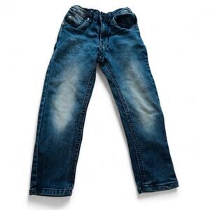 Steve’s Jeans Boys Slim Fit Stretch Denim Blue Medium Wash Cotton Blend Size 6